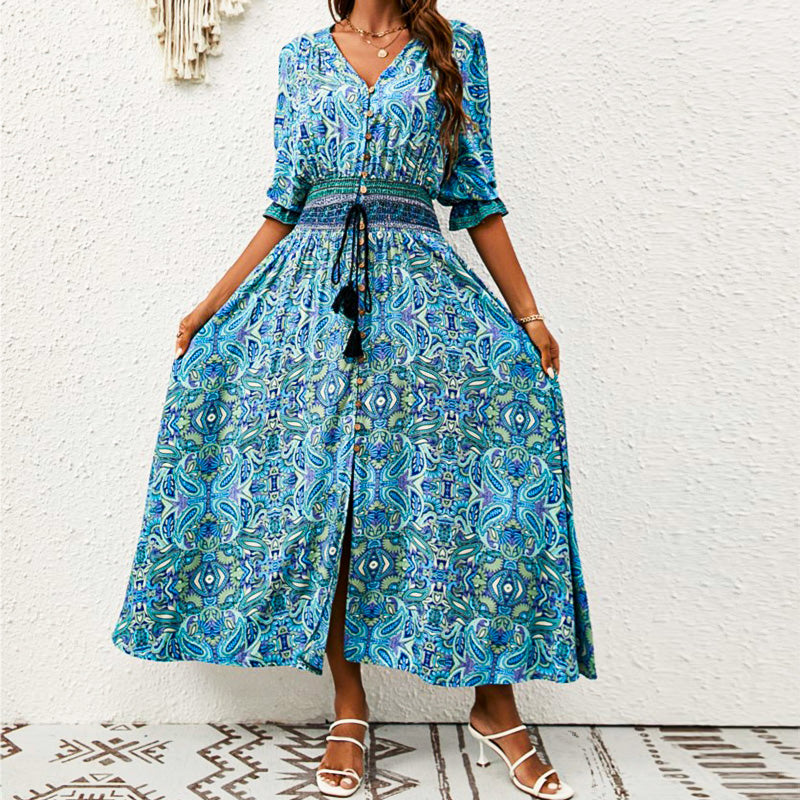 Josiane | Maxi Dress Breeze in Stentøj