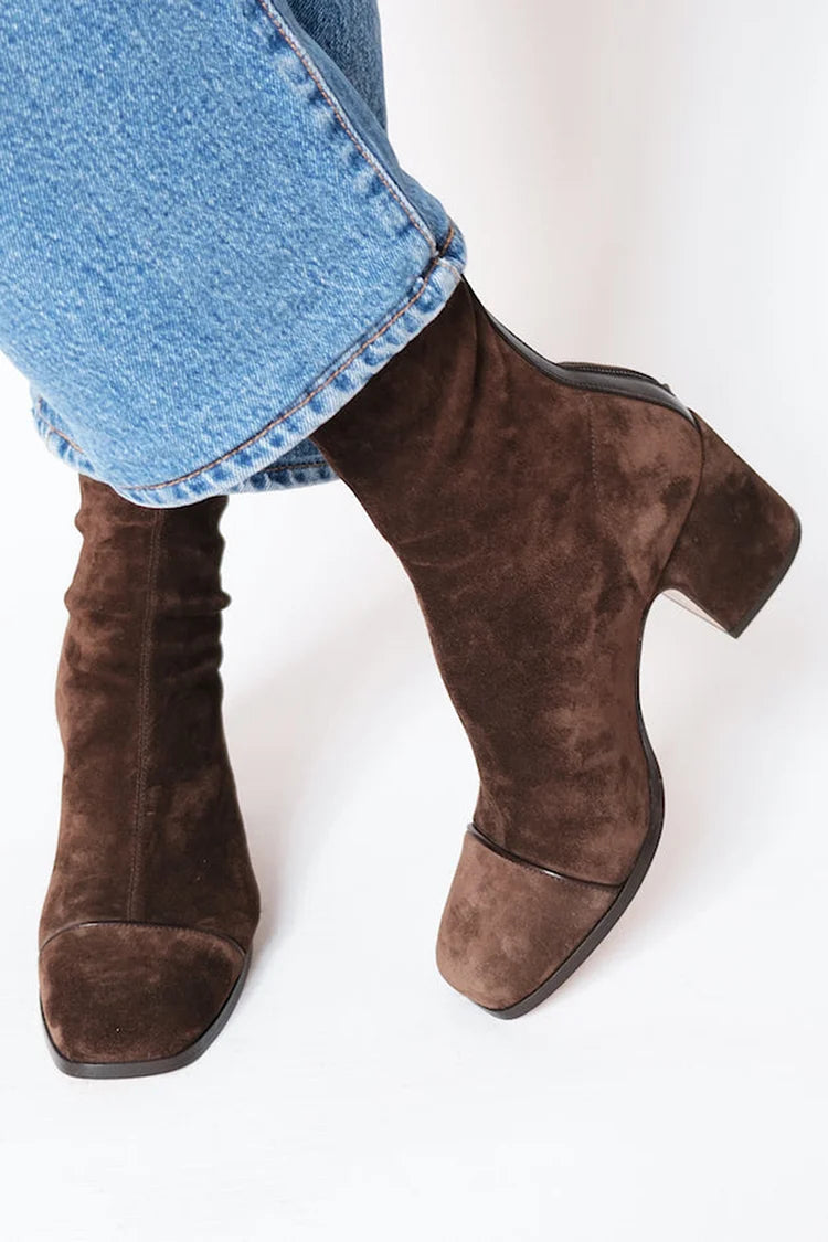 Margaux™ | Elegant Suede Ankle Boots