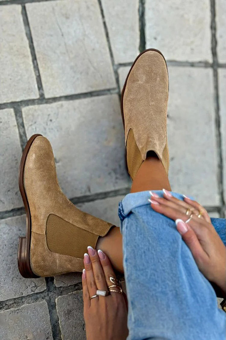 Maria™ | Suede Chelsea Boots