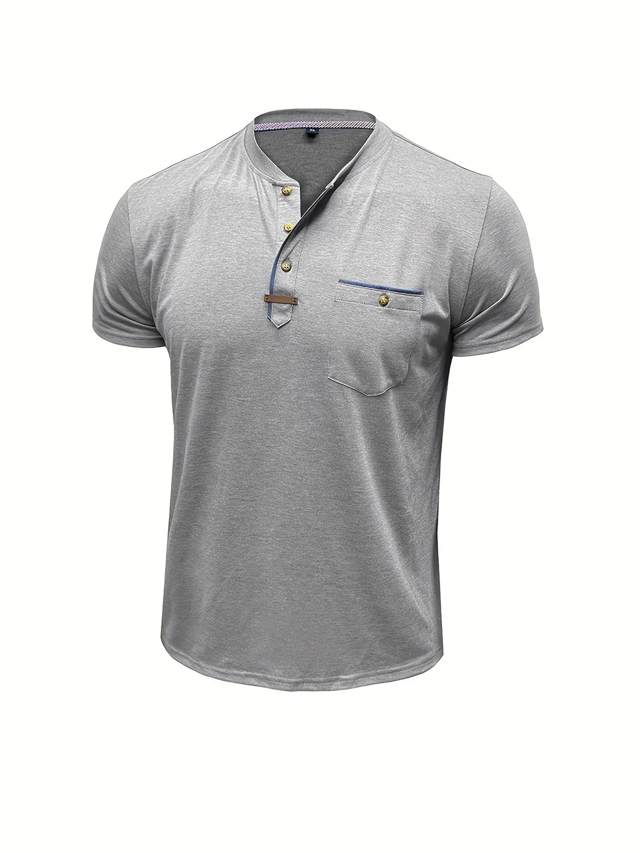 Savrani™ | Elegant T-Shirt with Round Neck and Pocket