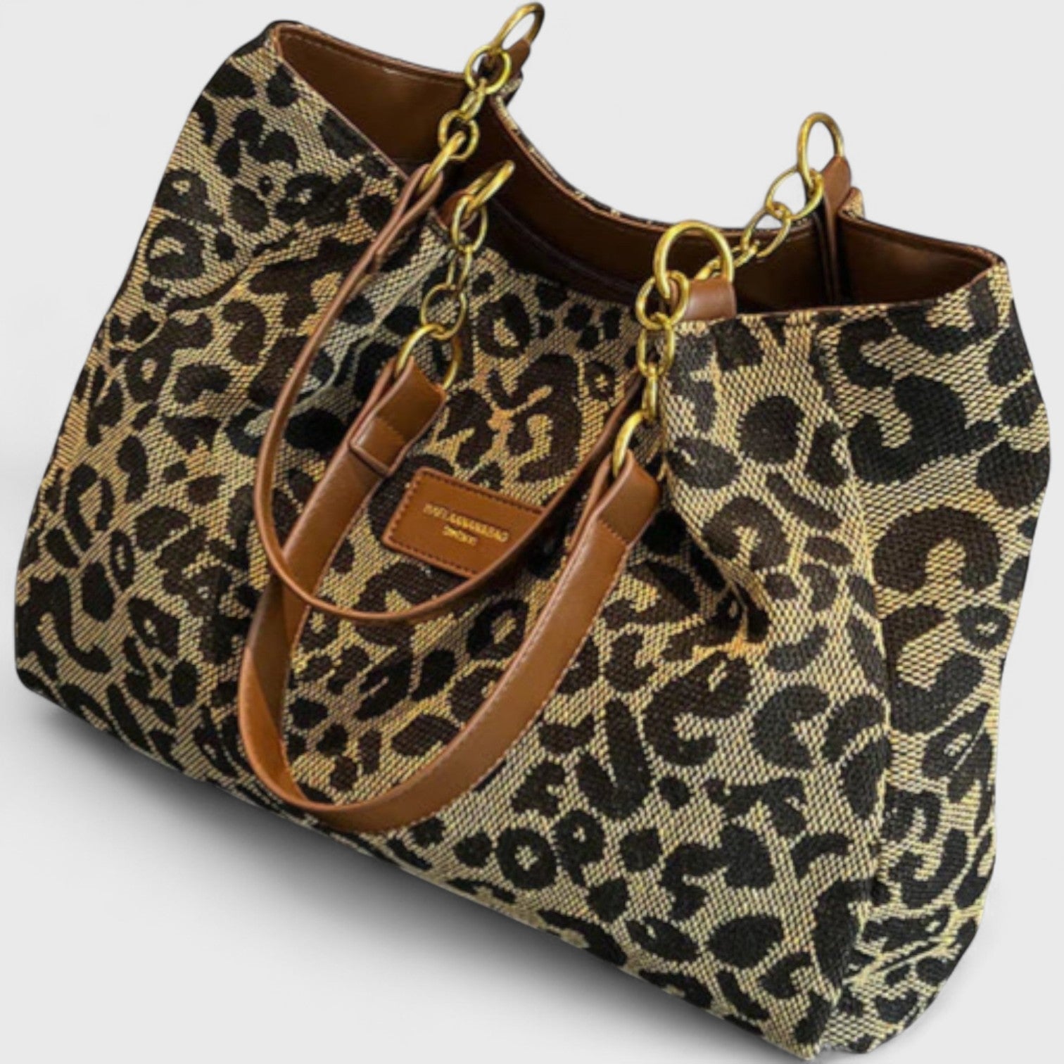 Alizée | Leopard Print Shopping Bag