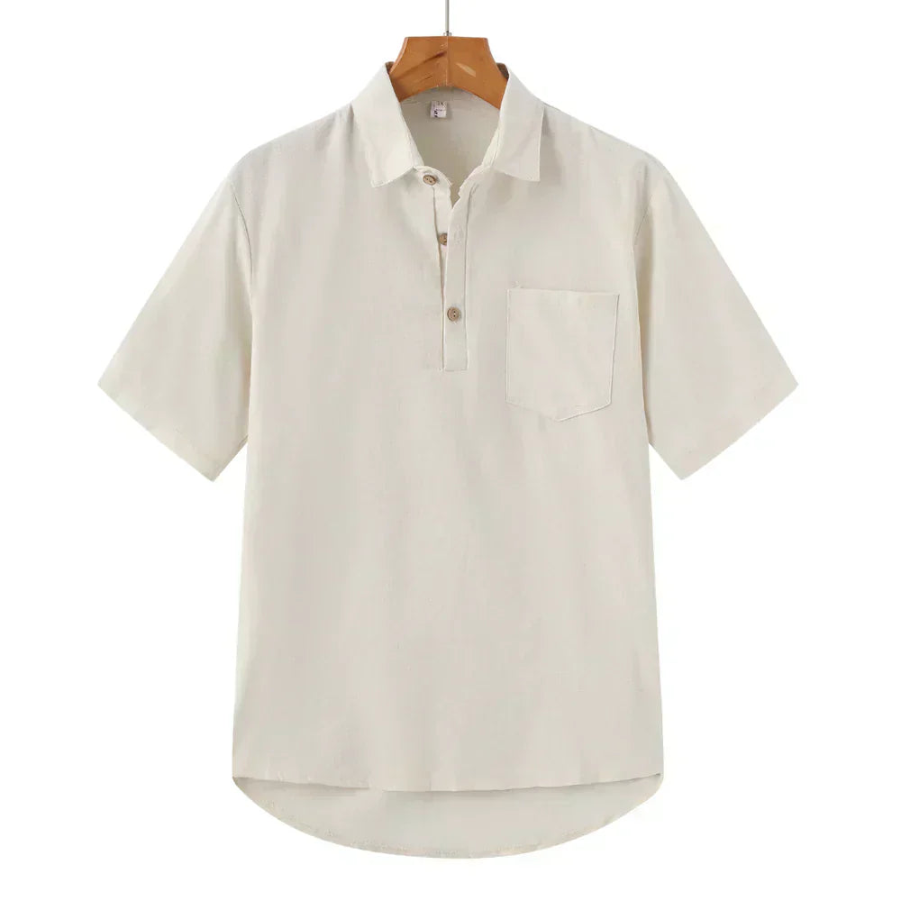 Savrani™ | Linen Polo Shirt