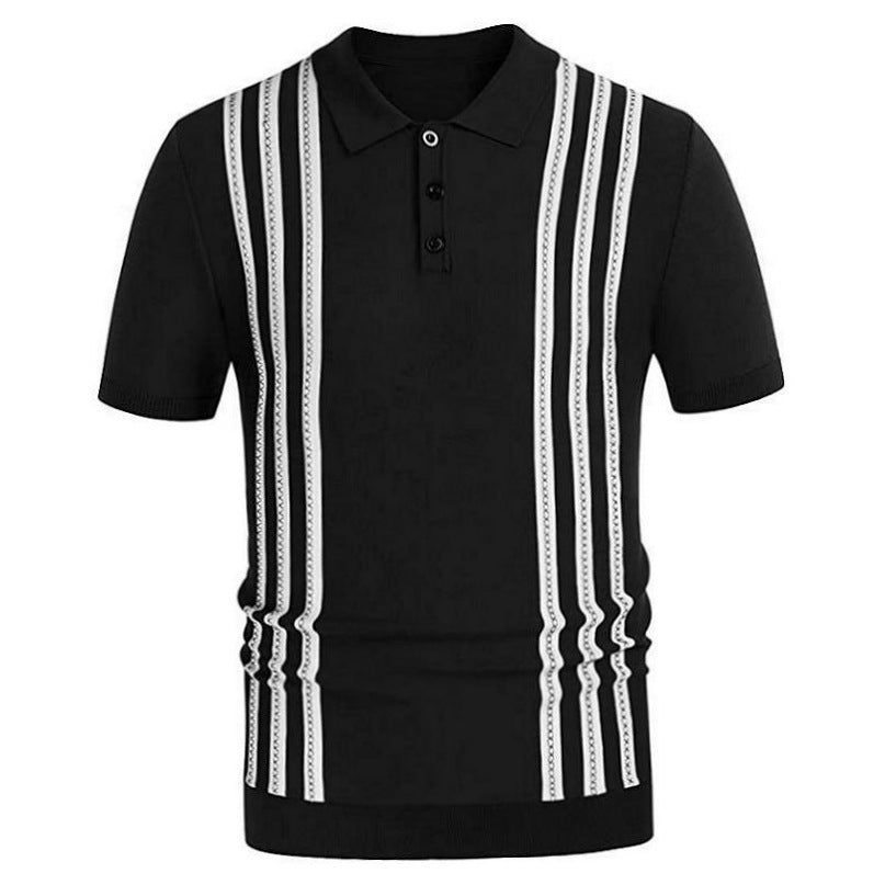 Savrani™ | Striped Polo Shirt.