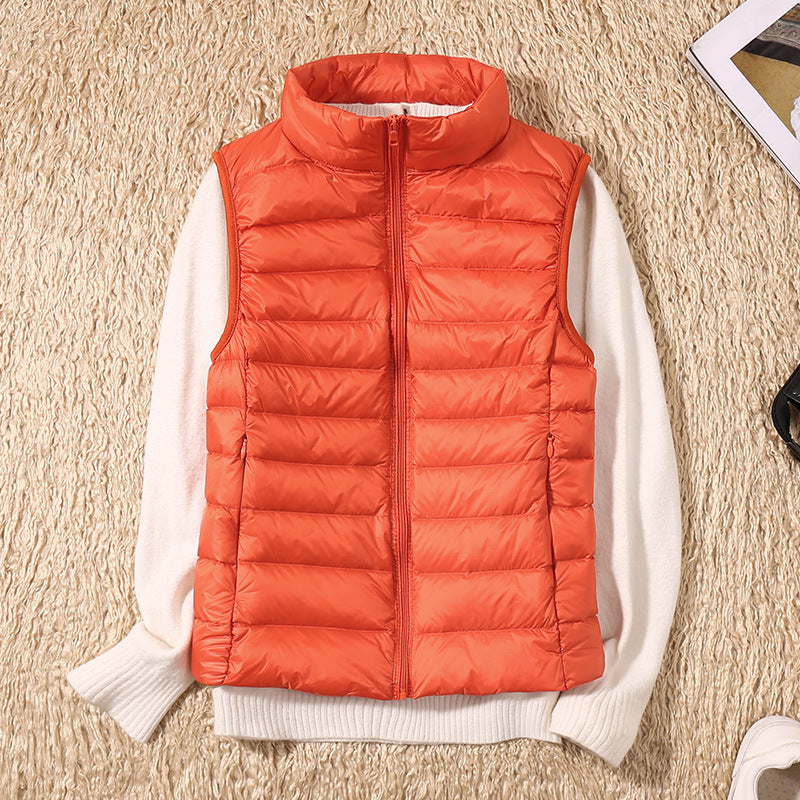Amira™ | Lightweight Puffer Vest with Pleated Design