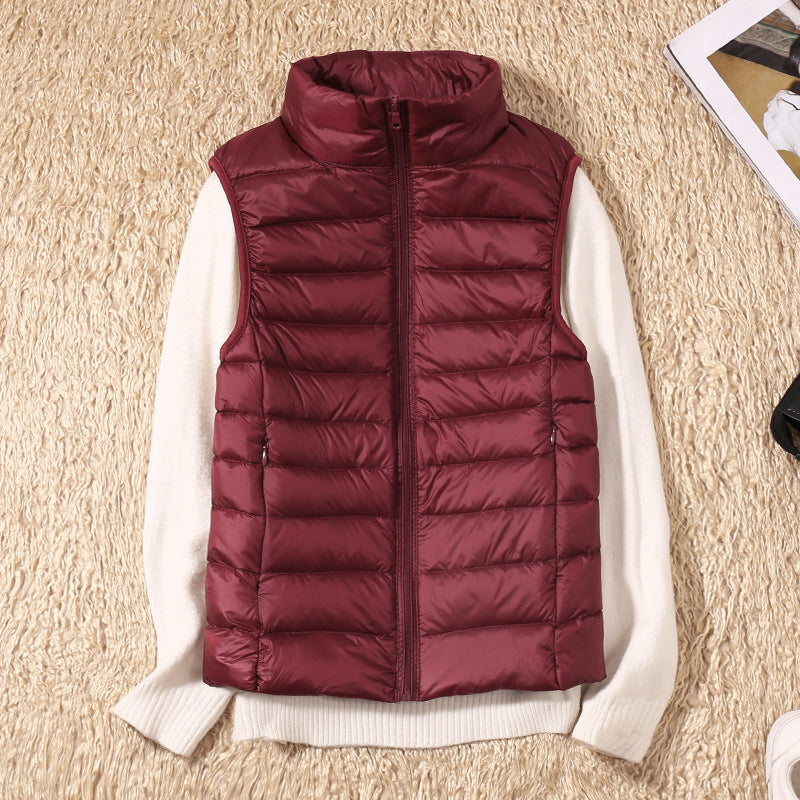 Amira™ | Lightweight Puffer Vest with Pleated Design