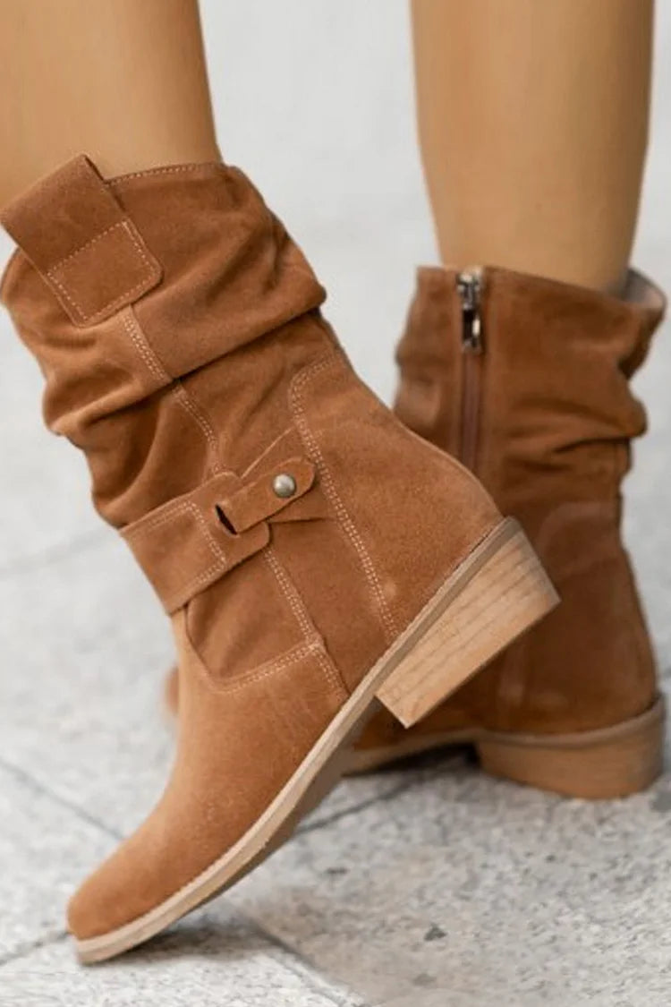 Clémence™ | Flexible Suede Ankle Boots