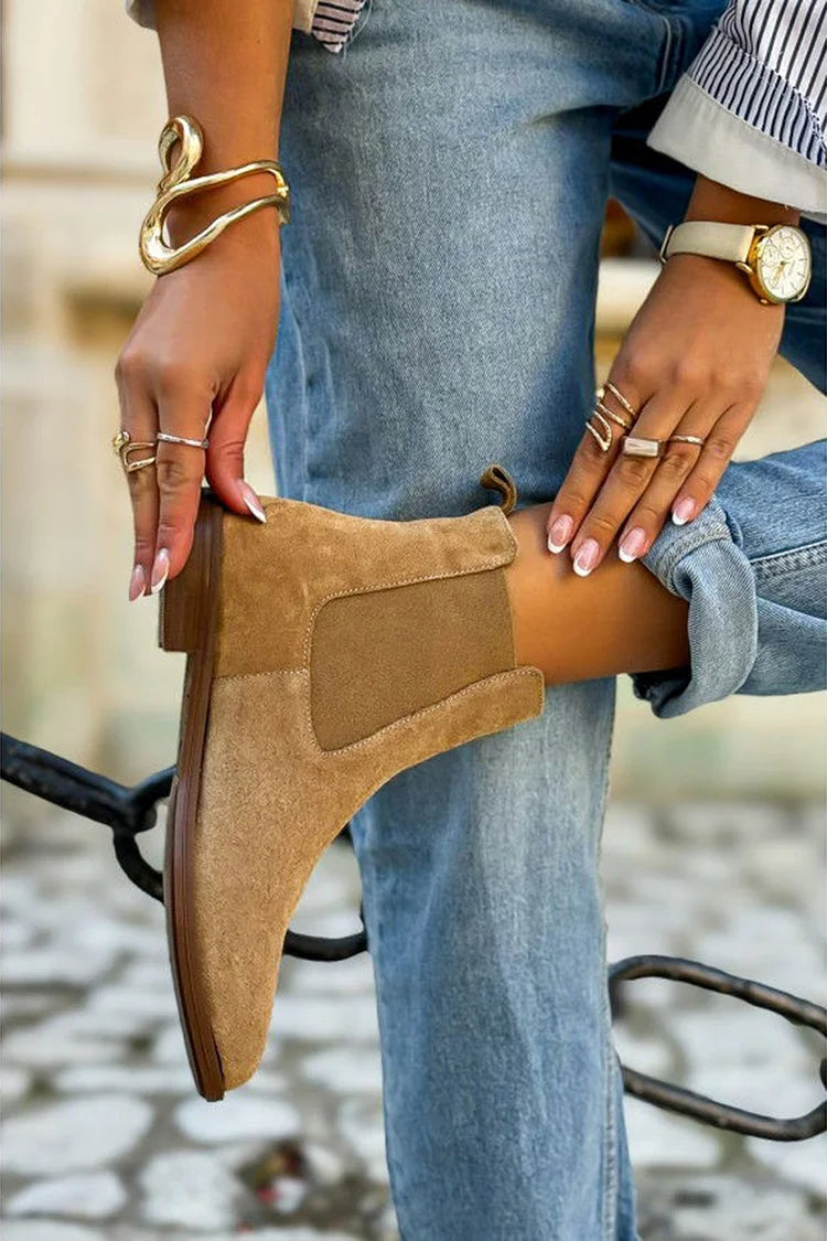 Maria™ | Suede Chelsea Boots