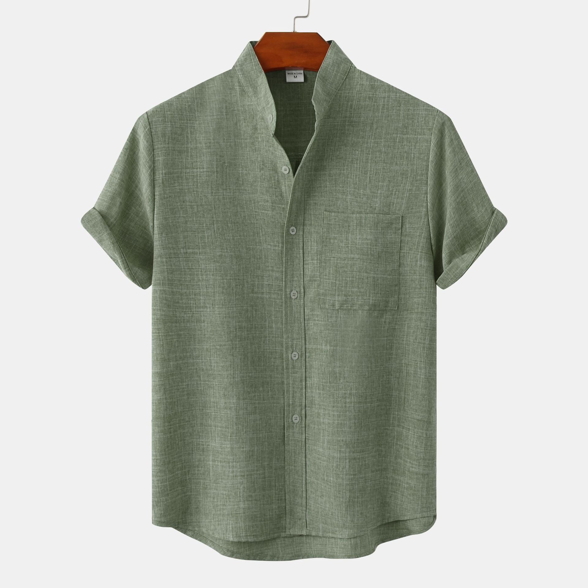 Savrani™ | Smooth Cotton Shirt with Buttons.