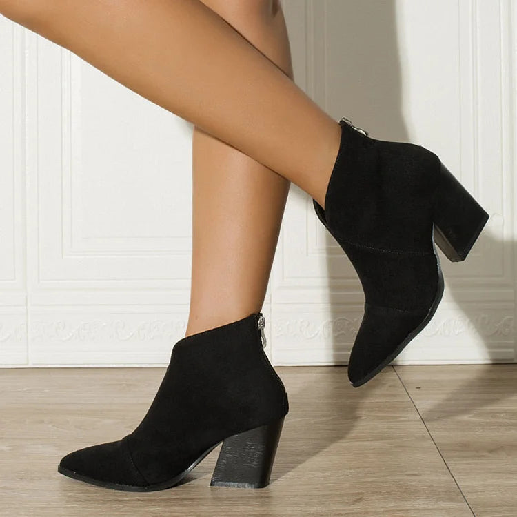 Céline™ | Elegant Suede Ankle Boots