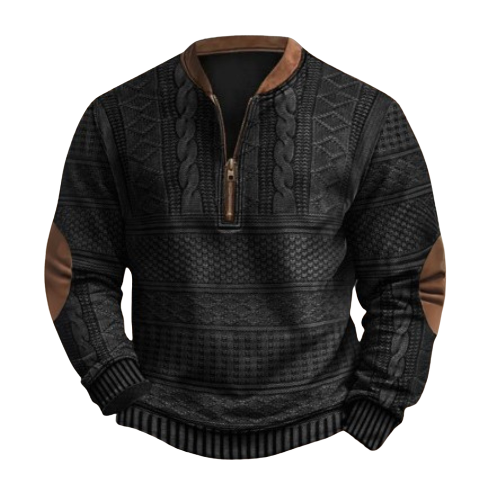 Sweater with a Quarter Zip