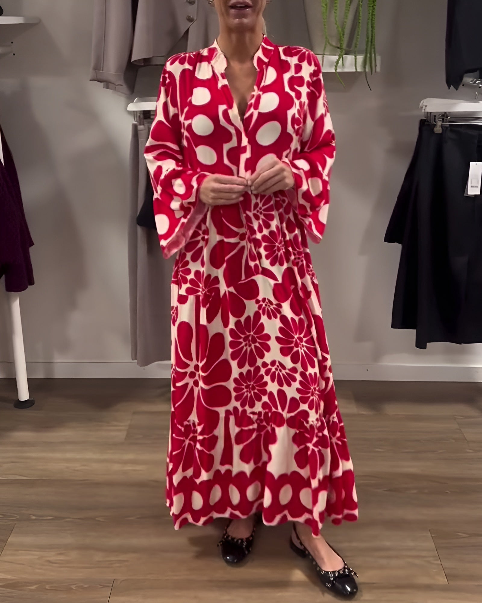 Marielle | Elegant Maxi Dress with Flowers