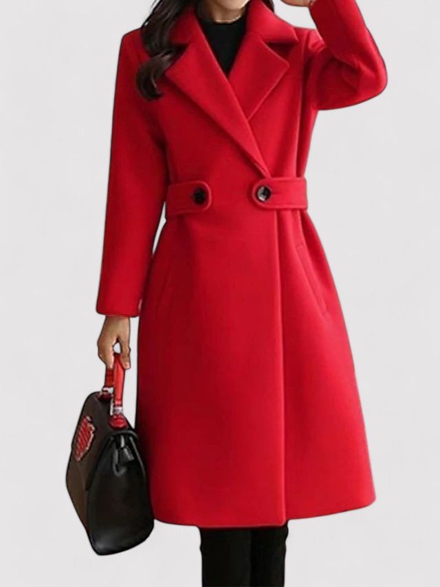 Elise | Winter Wool Coat with Belt
