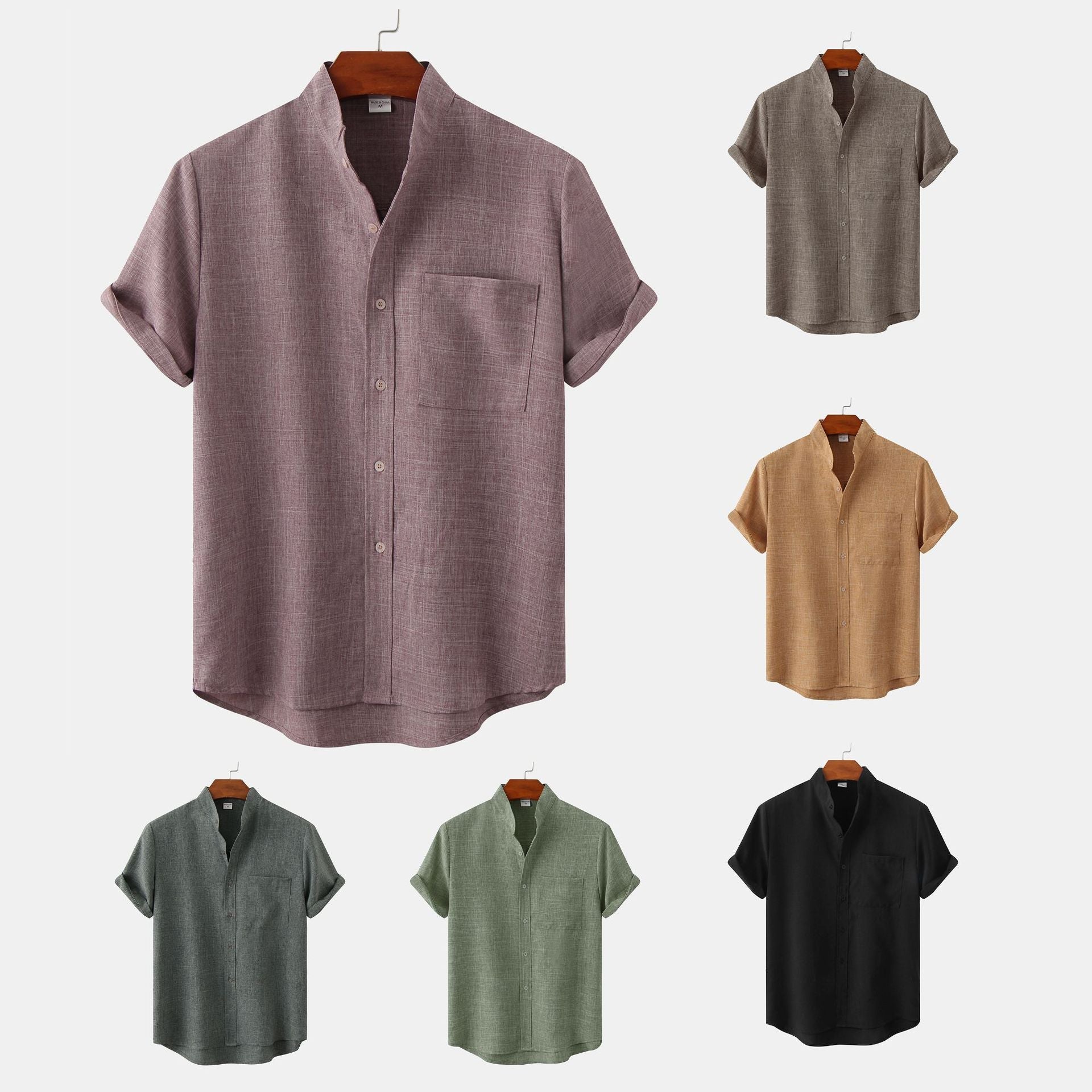 Savrani™ | Smooth Cotton Shirt with Buttons.