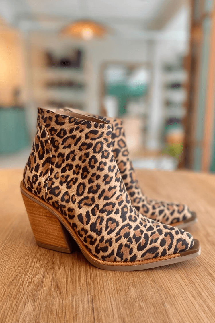 Camille™ | Lion Print Ankle Boots