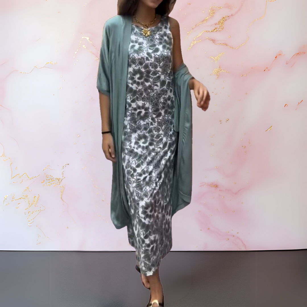 Melanie | Elegant Dress with Vest