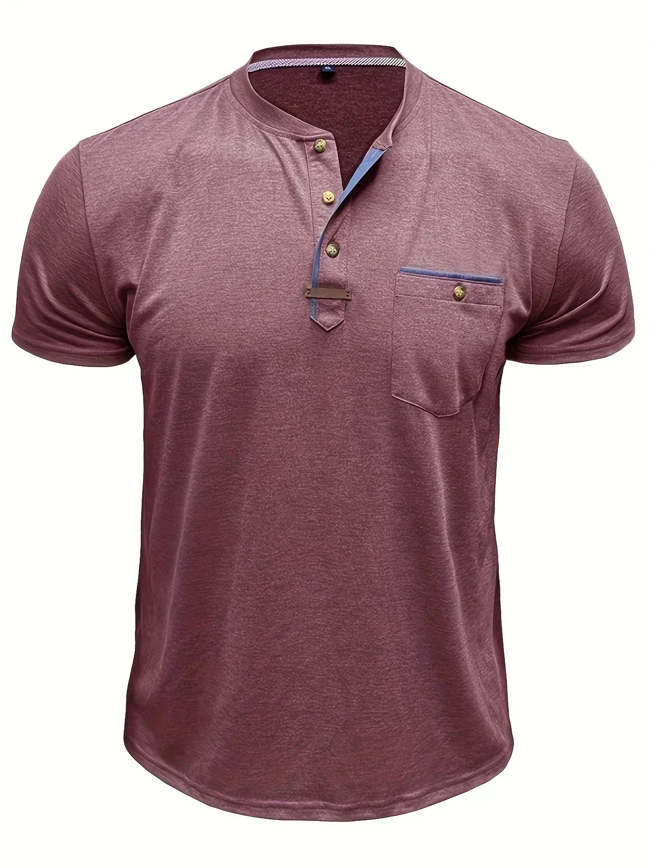 Savrani™ | Elegant T-Shirt with Round Neck and Pocket