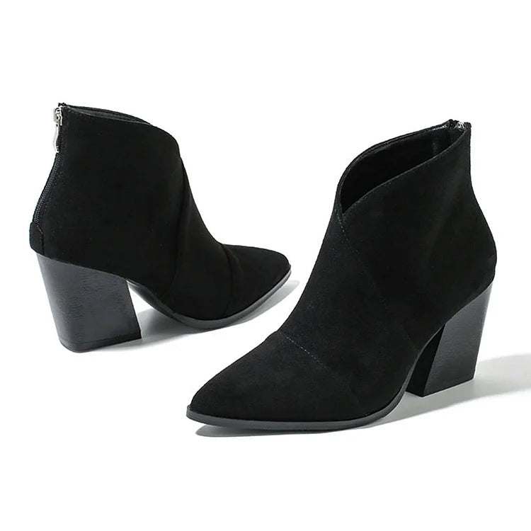 Céline™ | Elegant Suede Ankle Boots