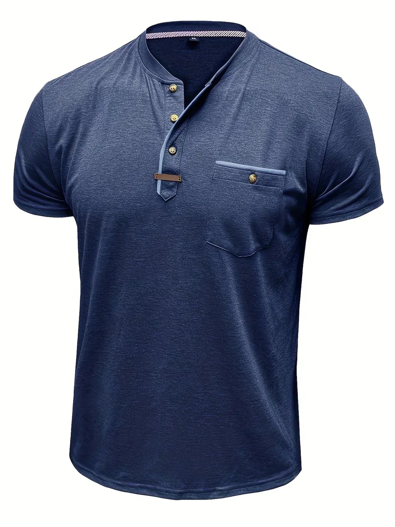Savrani™ | Elegant T-Shirt with Round Neck and Pocket
