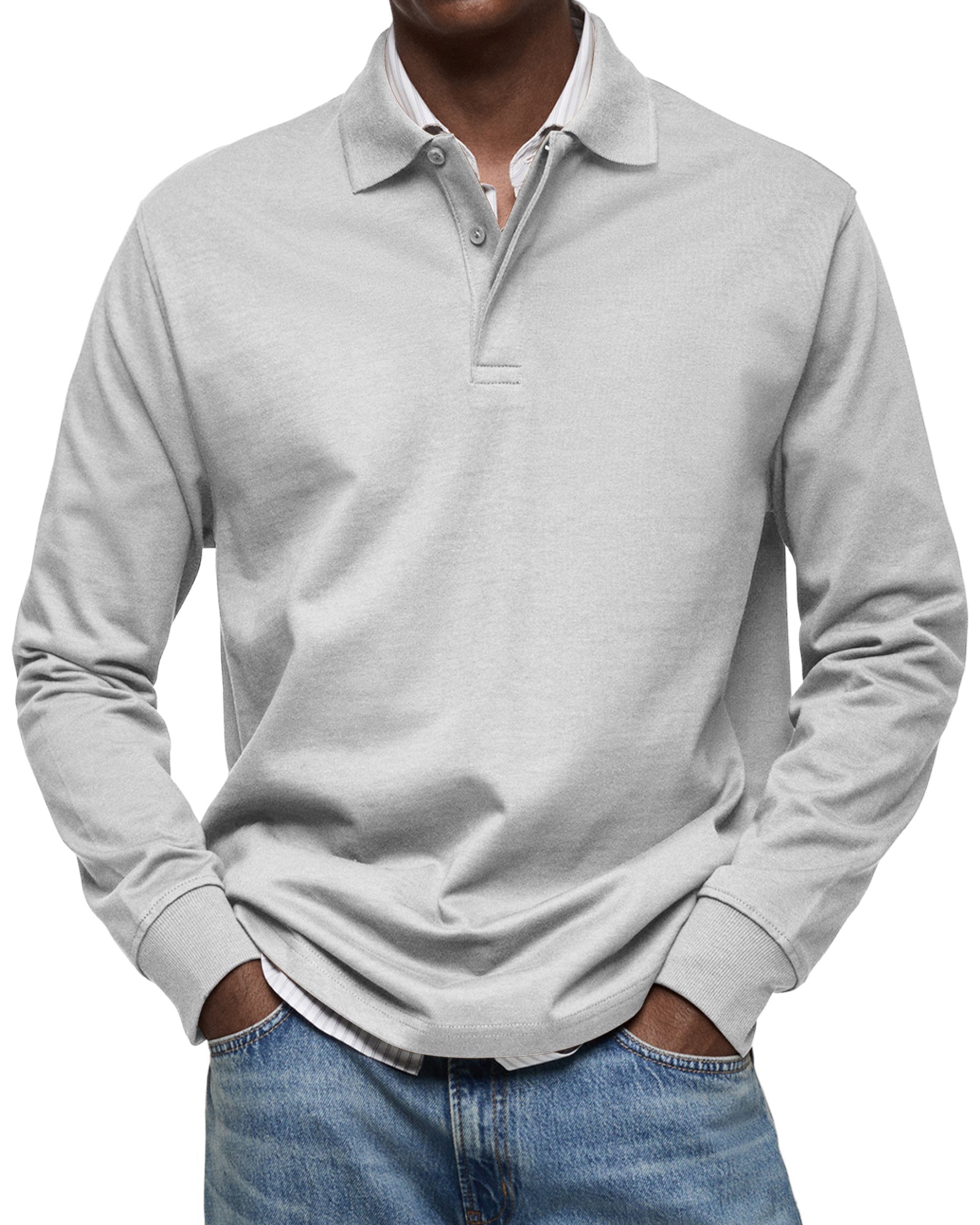 Karven – Stylish Long Sleeve Polo Shirt