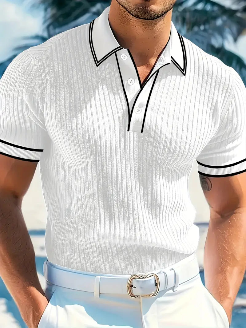 Savrani™ | Elegant Short Sleeve Polo