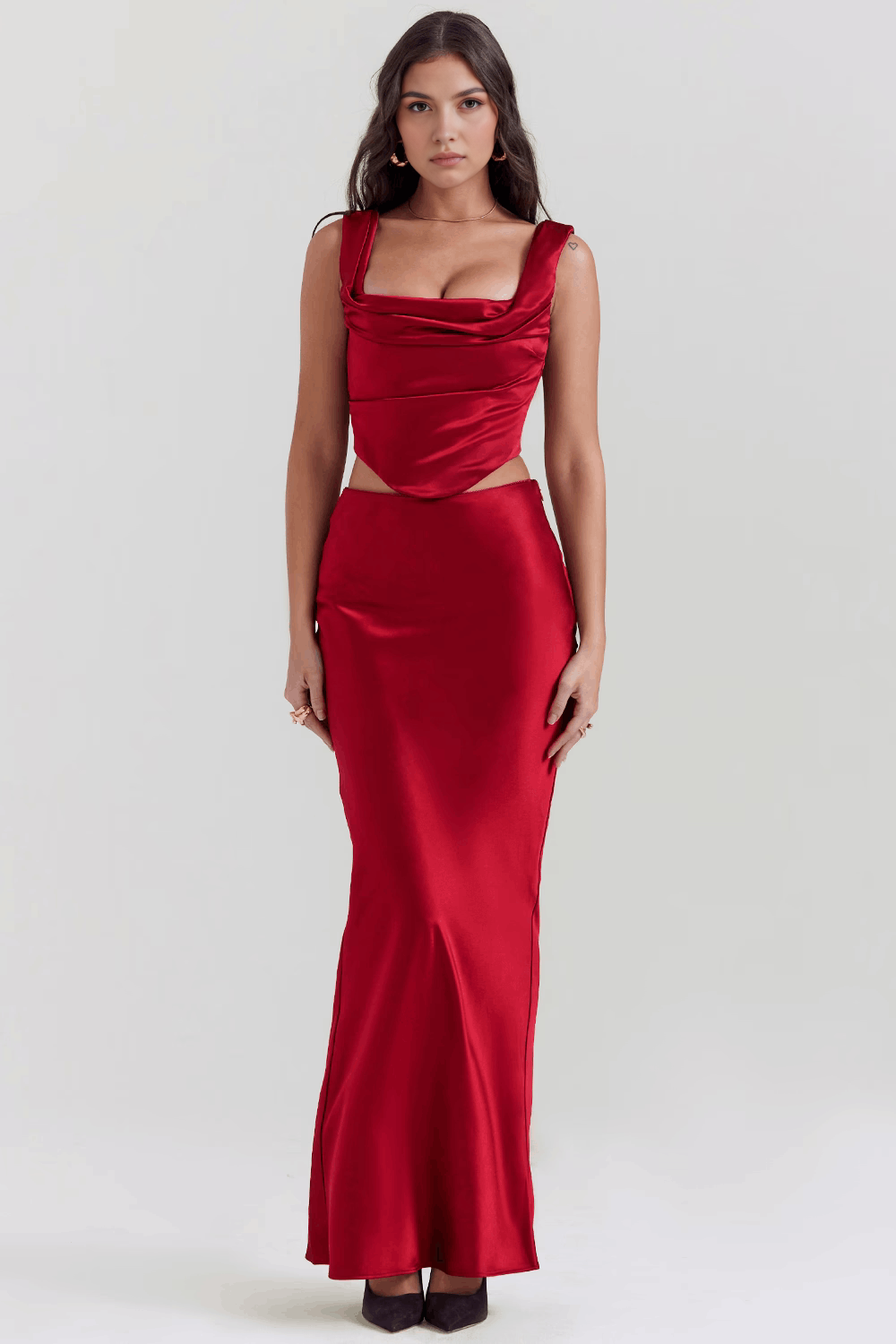 Ivelle | Dress with Cutouts and Slit