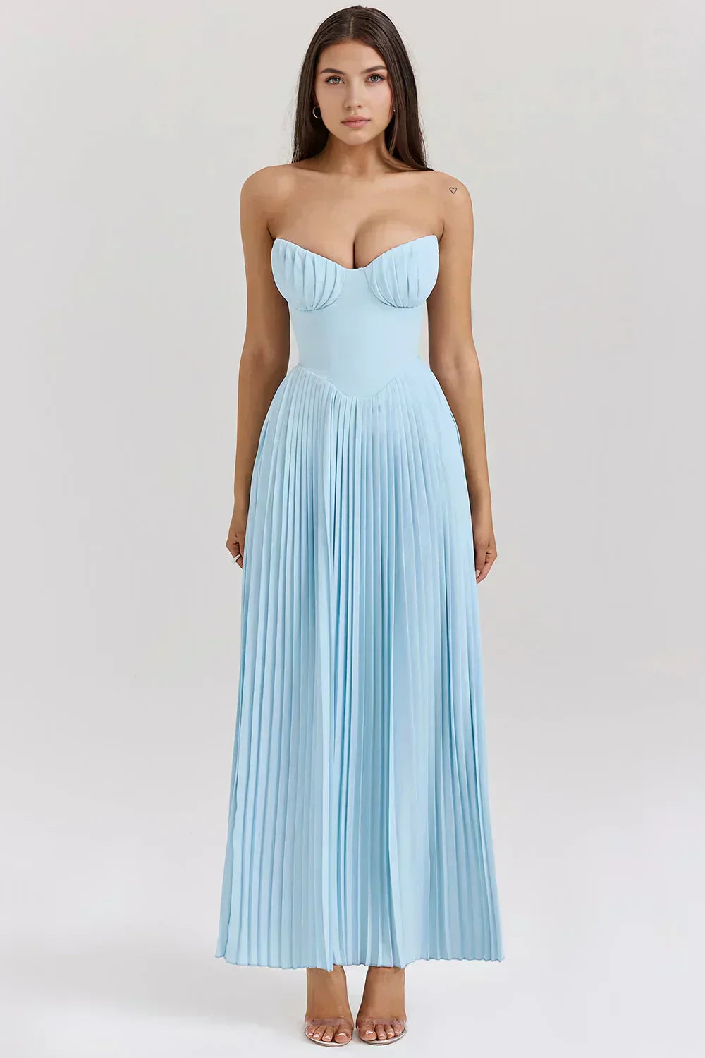Kalinda | Elegant Pleated Dress
