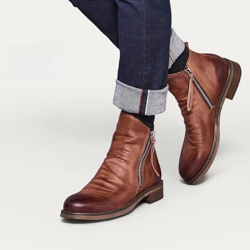 Bernardo Cavallino Ankle Boots