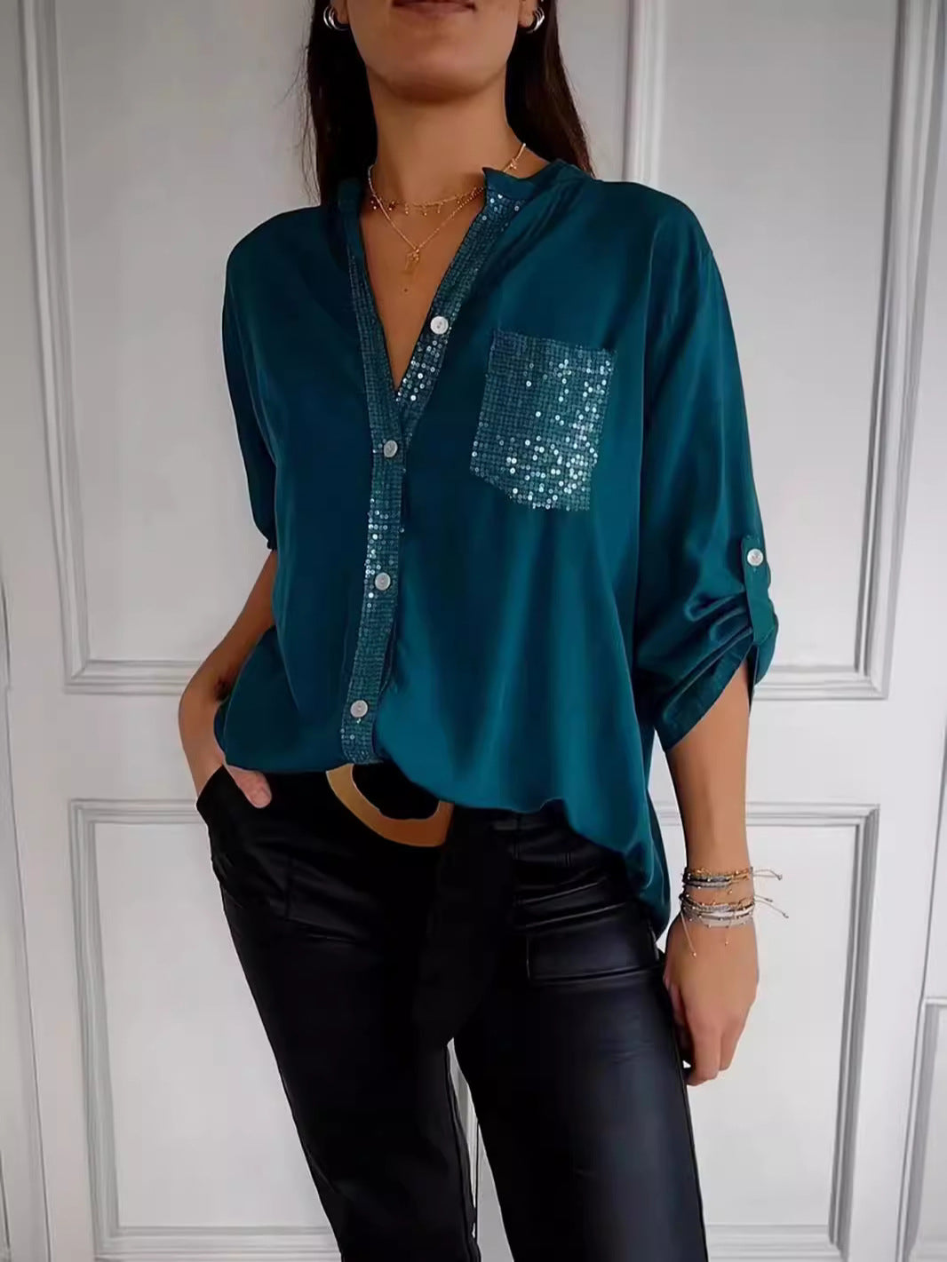Elaine | Elegant Glamour Blouse