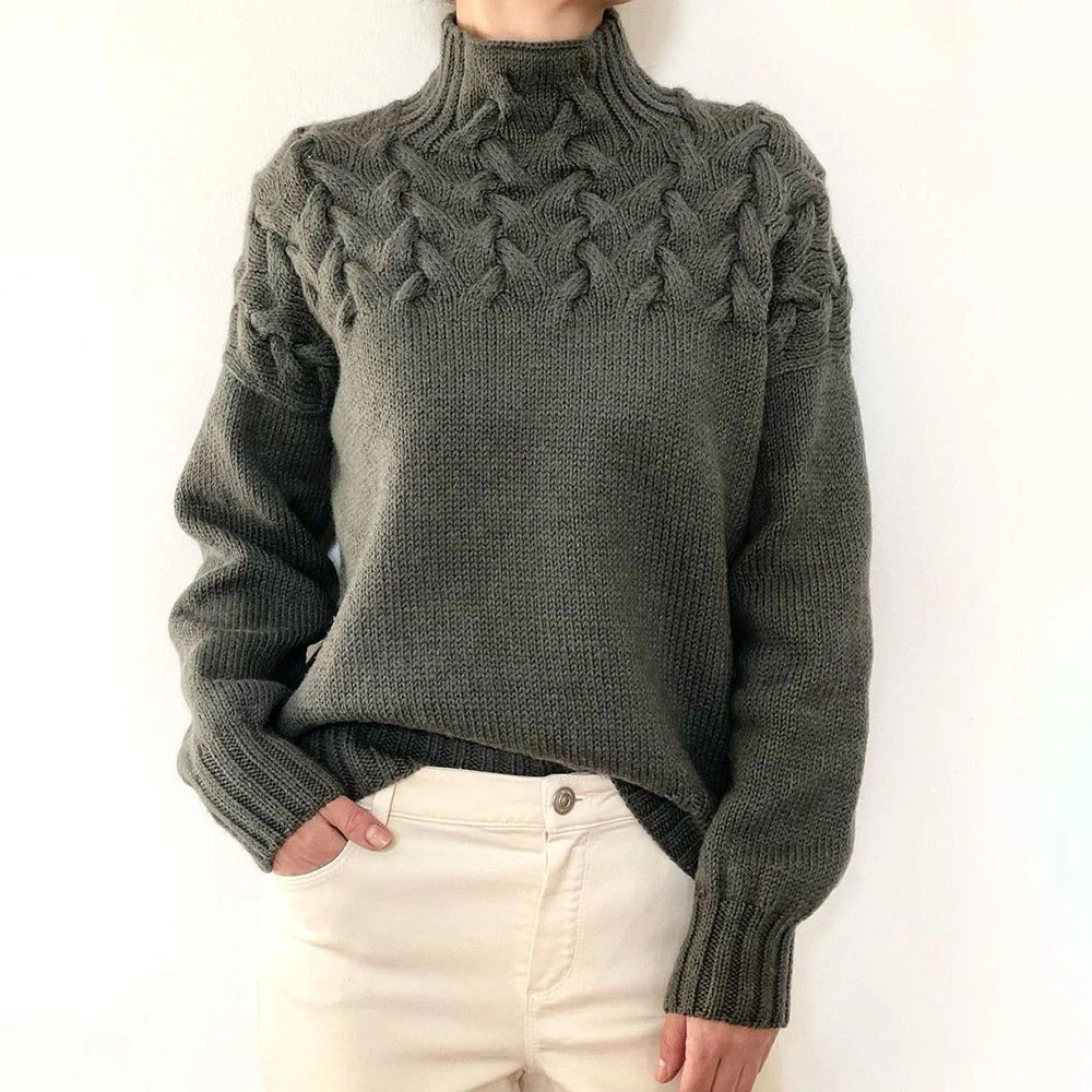 Bridget | Cashmere Feel Turtleneck Sweater