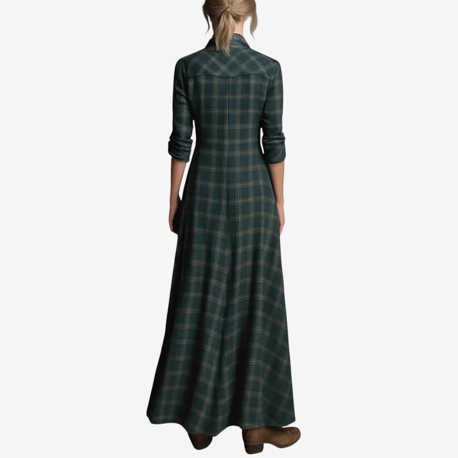 Léorine | Elegant Collared Shirt Dress