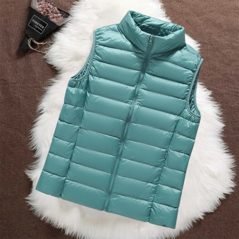 Padded Isa Vest | Mint Green