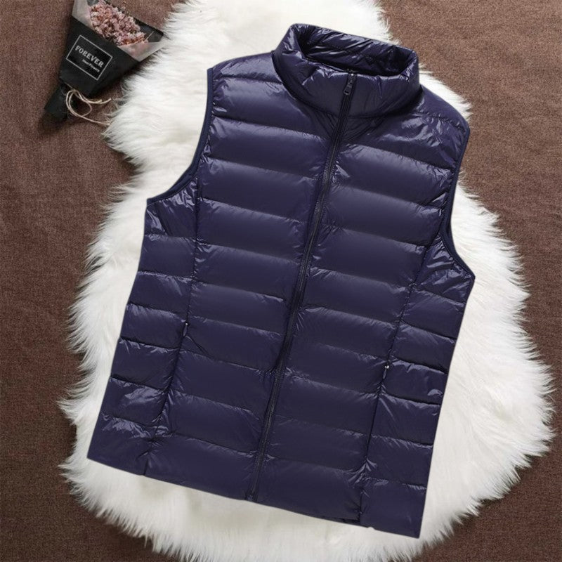Padded Isa Vest | Navy