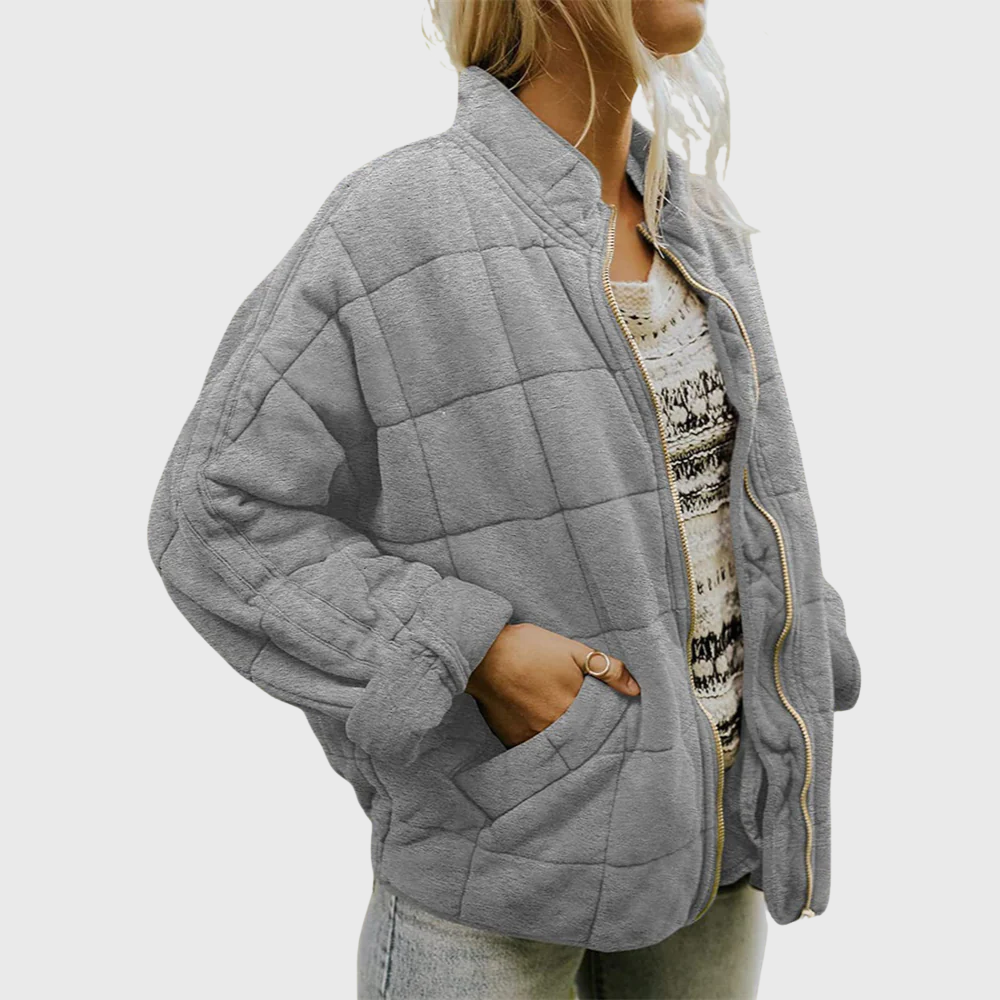 Josiane | Quilted jacket with an elegant, oversized look