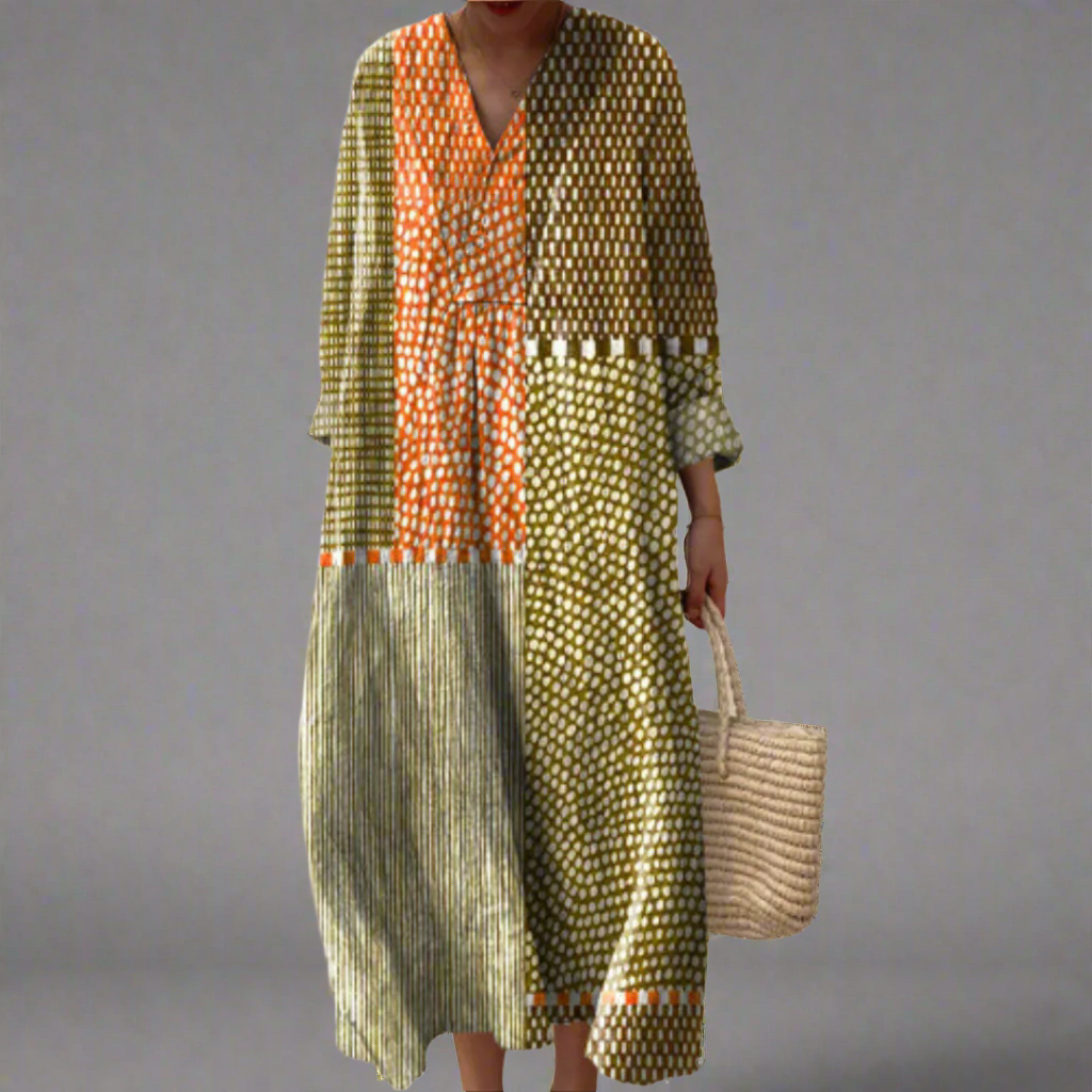 Gia™ | Elegant Geometric Dress