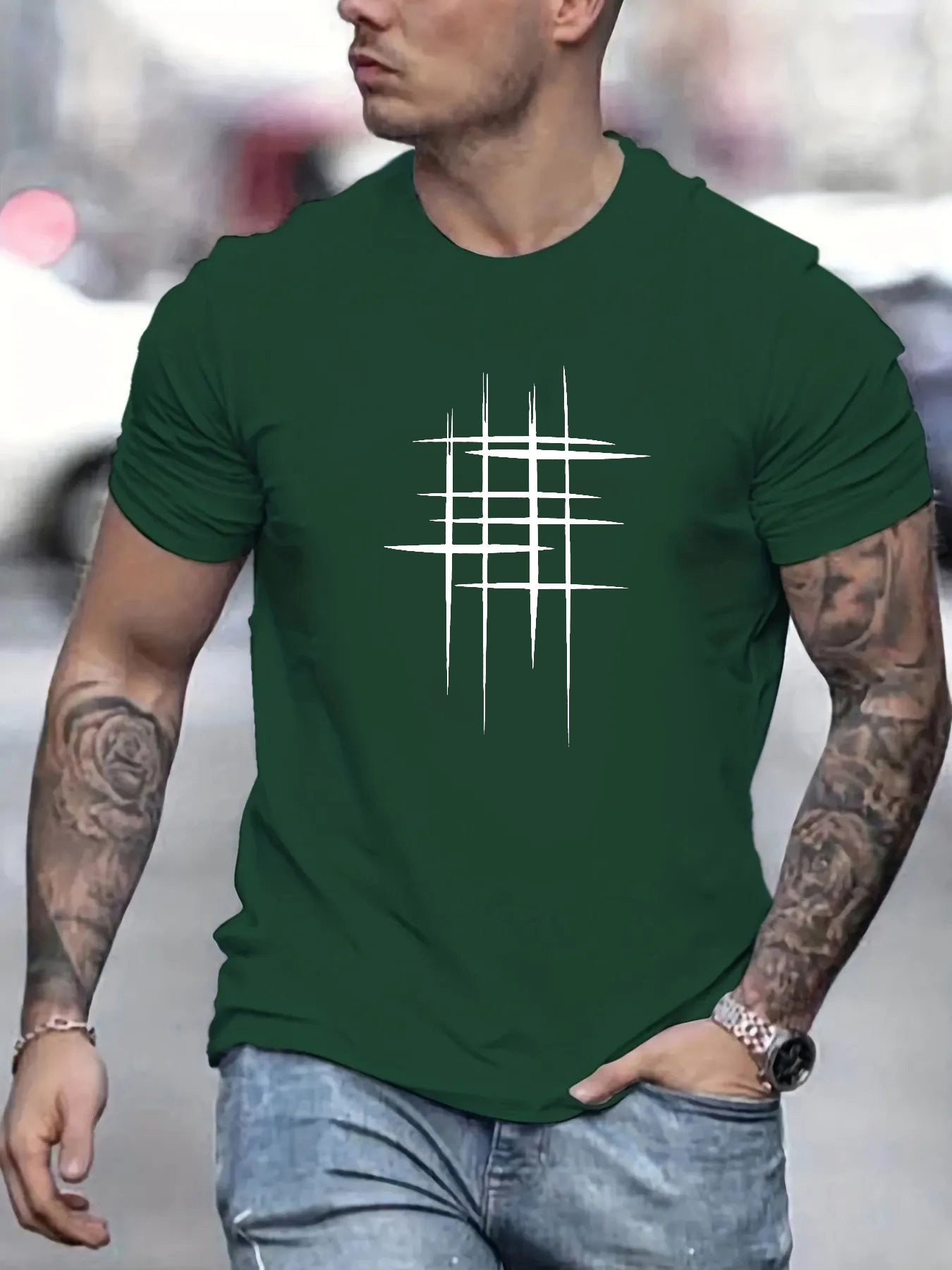 Savrani™ | Elegant Short Sleeve Graphic T-Shirt
