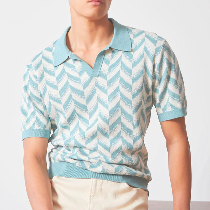 Savrani™ | V-Neck Polo Shirt