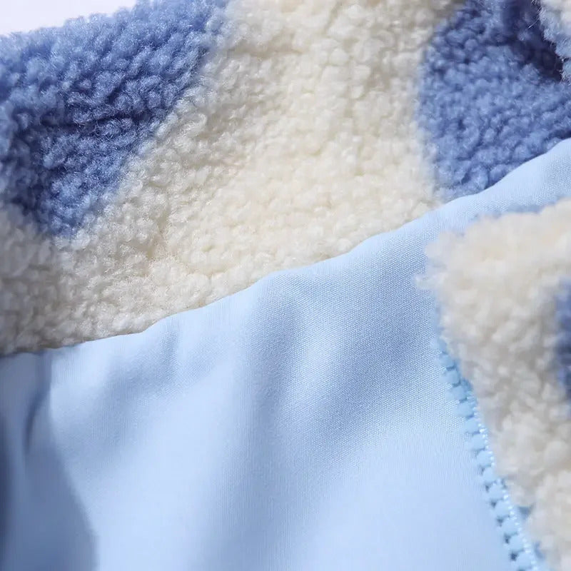 Amelia – Reversible Heart Pattern Jacket