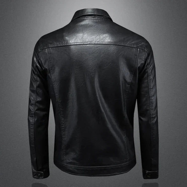 Arvien – Leather Jacket in Vintage Style