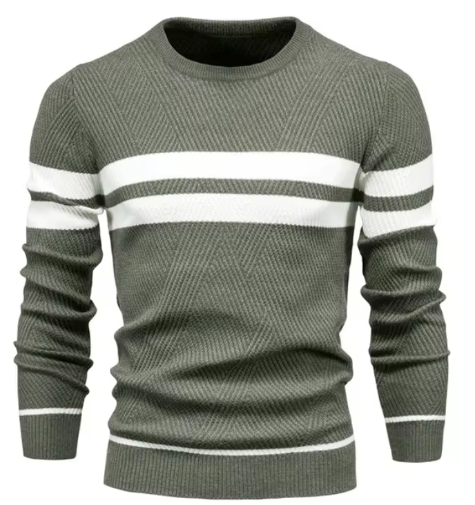 Sébastien™ | Two-Tone Contrast Sweater