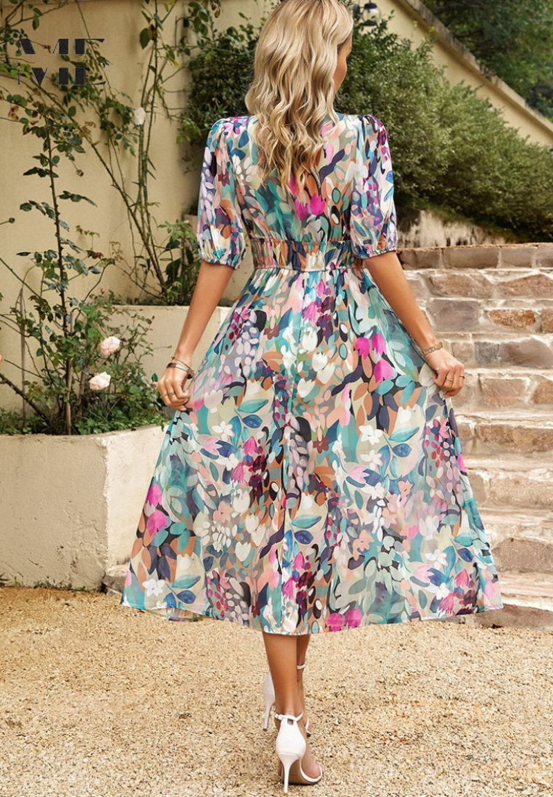Flore | Elegant Floral Dress