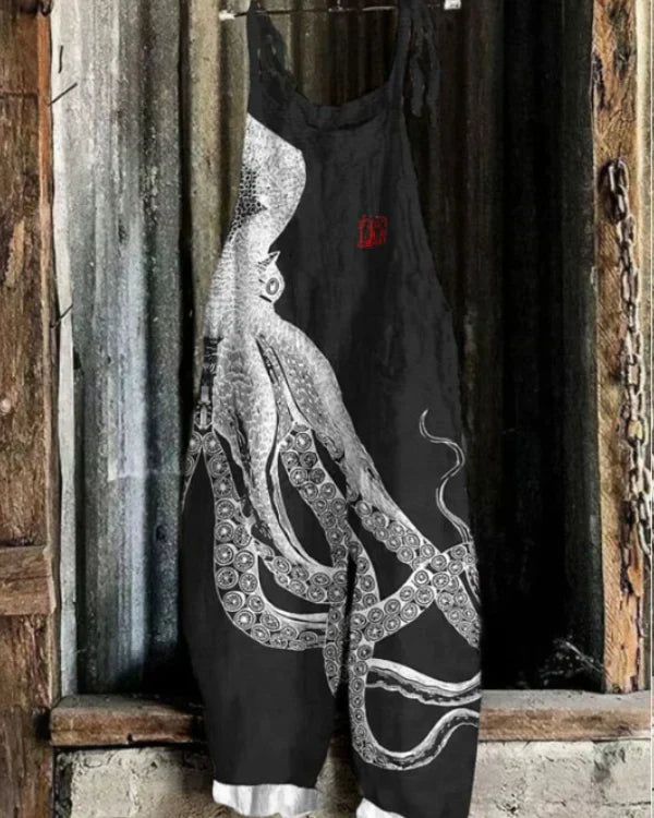 Marini™ | Octopus Print Wide Jumpsuit