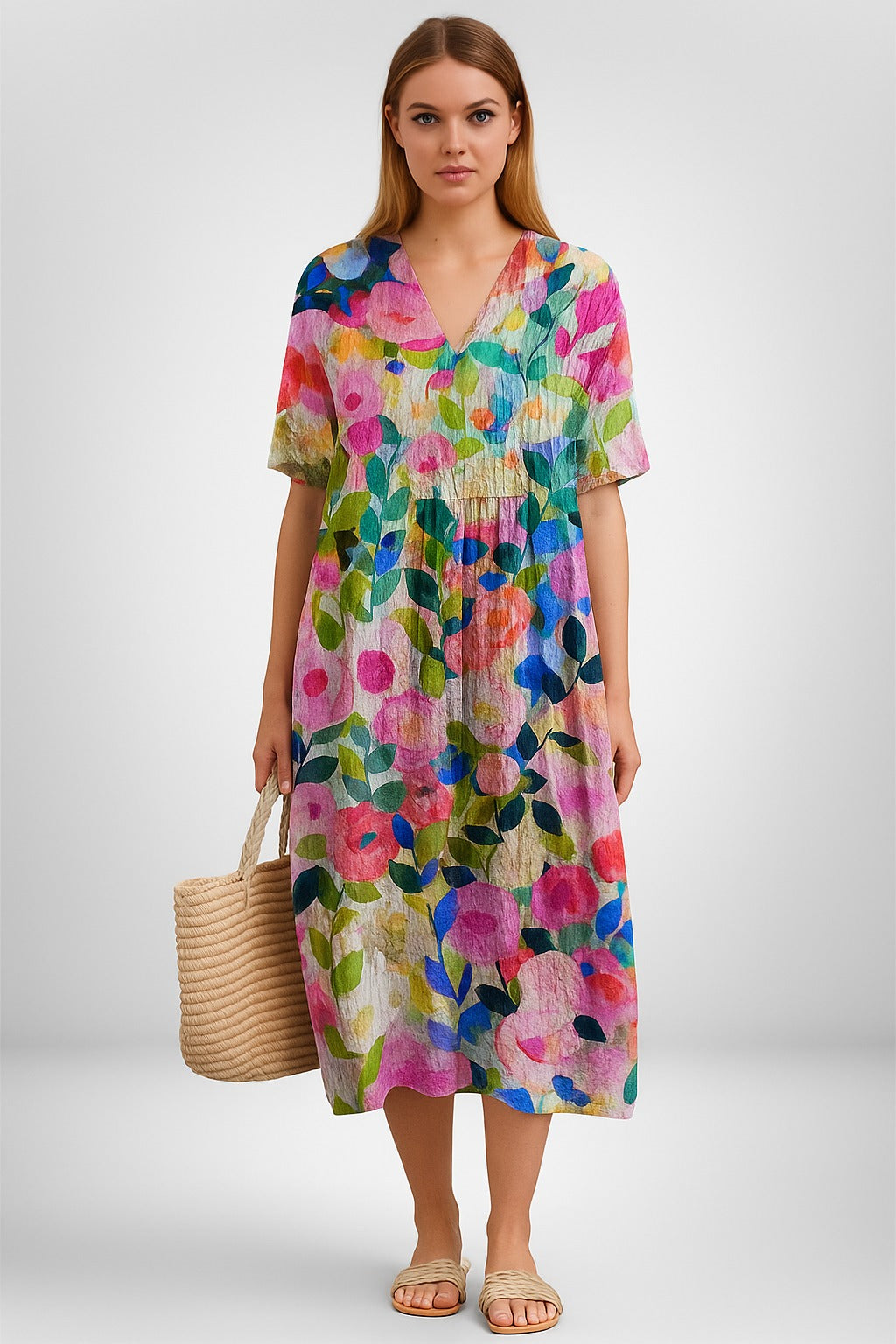 Bente | Vintage Floral Dress