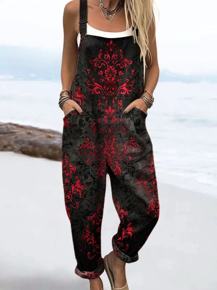 Irena™ | Artistic Cotton Jumpsuit