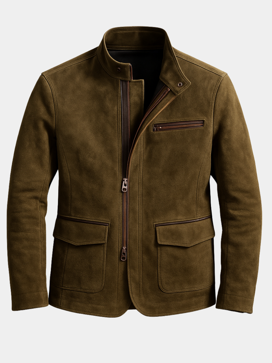 Ravien – Handcrafted Suede Jacket