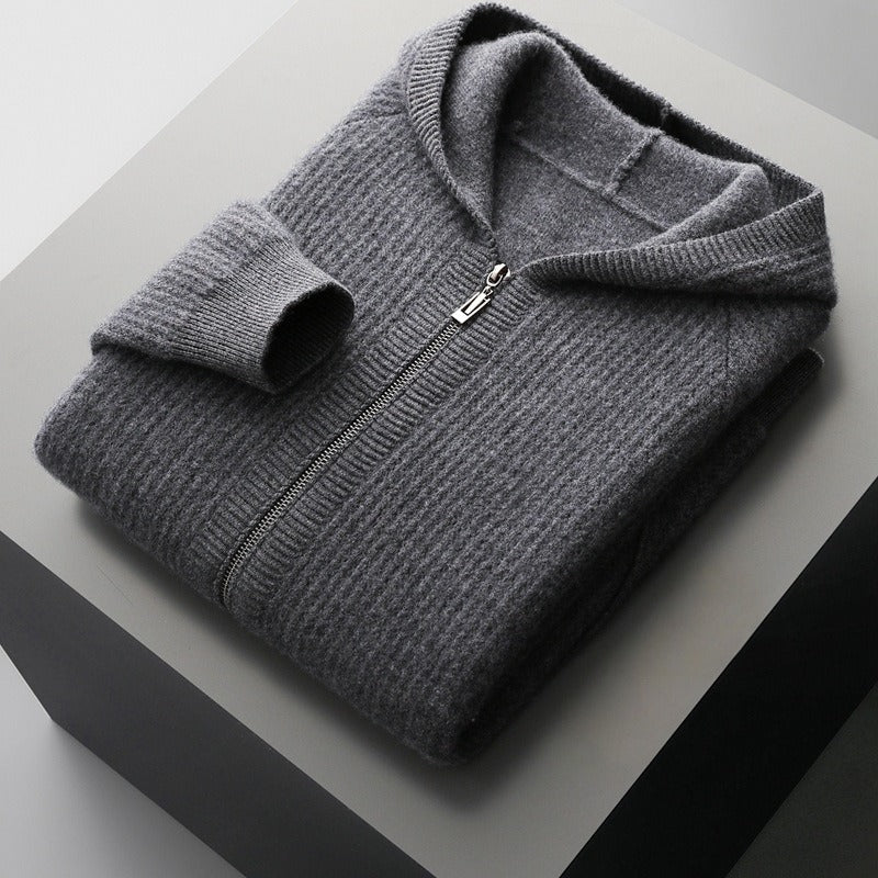 Kaelen ā Classic Knit Sweater Jacket