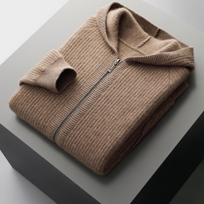Kaelen ā Classic Knit Sweater Jacket