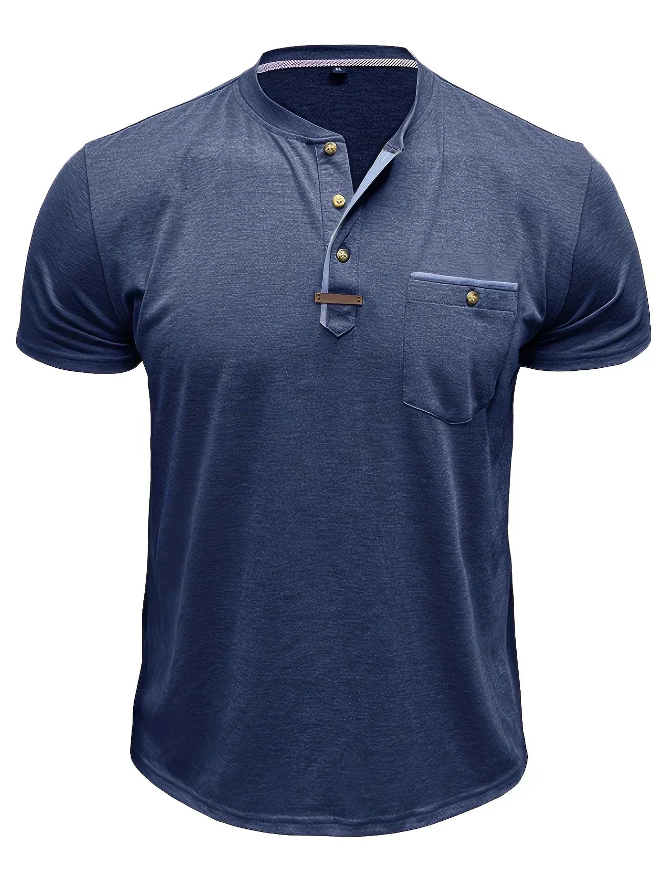 Savrani™ | Elegant T-Shirt with Round Neck and Pocket