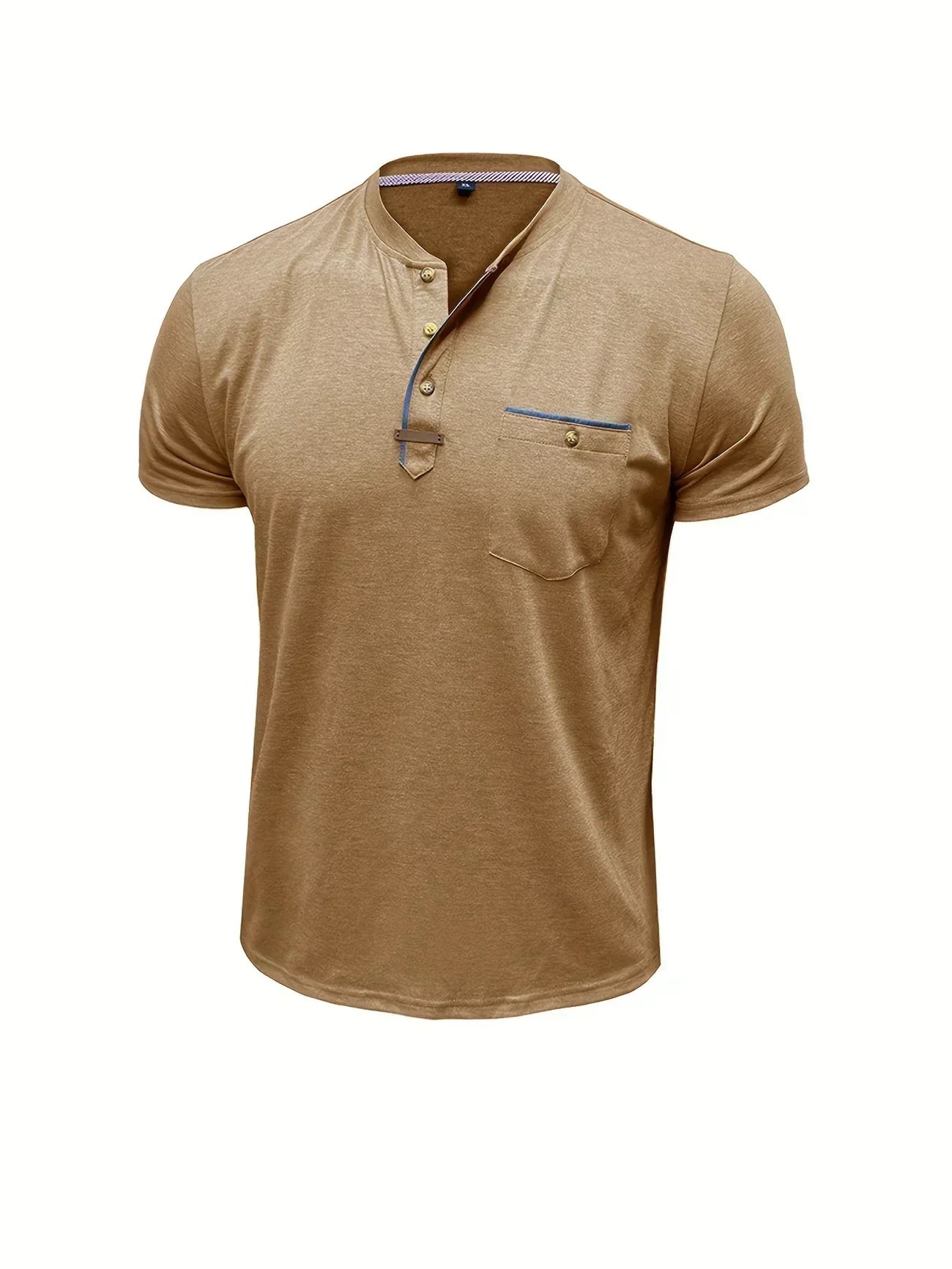 Savrani™ | Elegant T-Shirt with Round Neck and Pocket