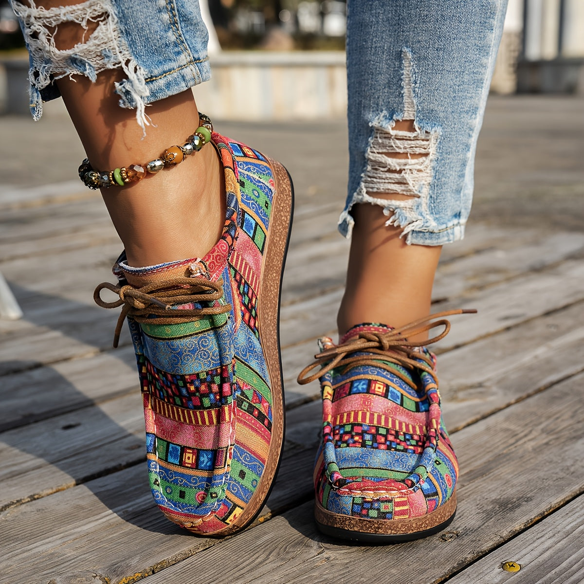 Isla | Colorful Retro Shoes