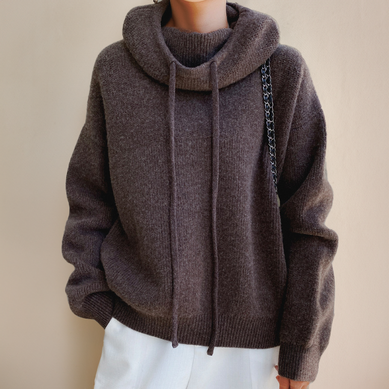 Maria | Wool Sweater with Turtleneck